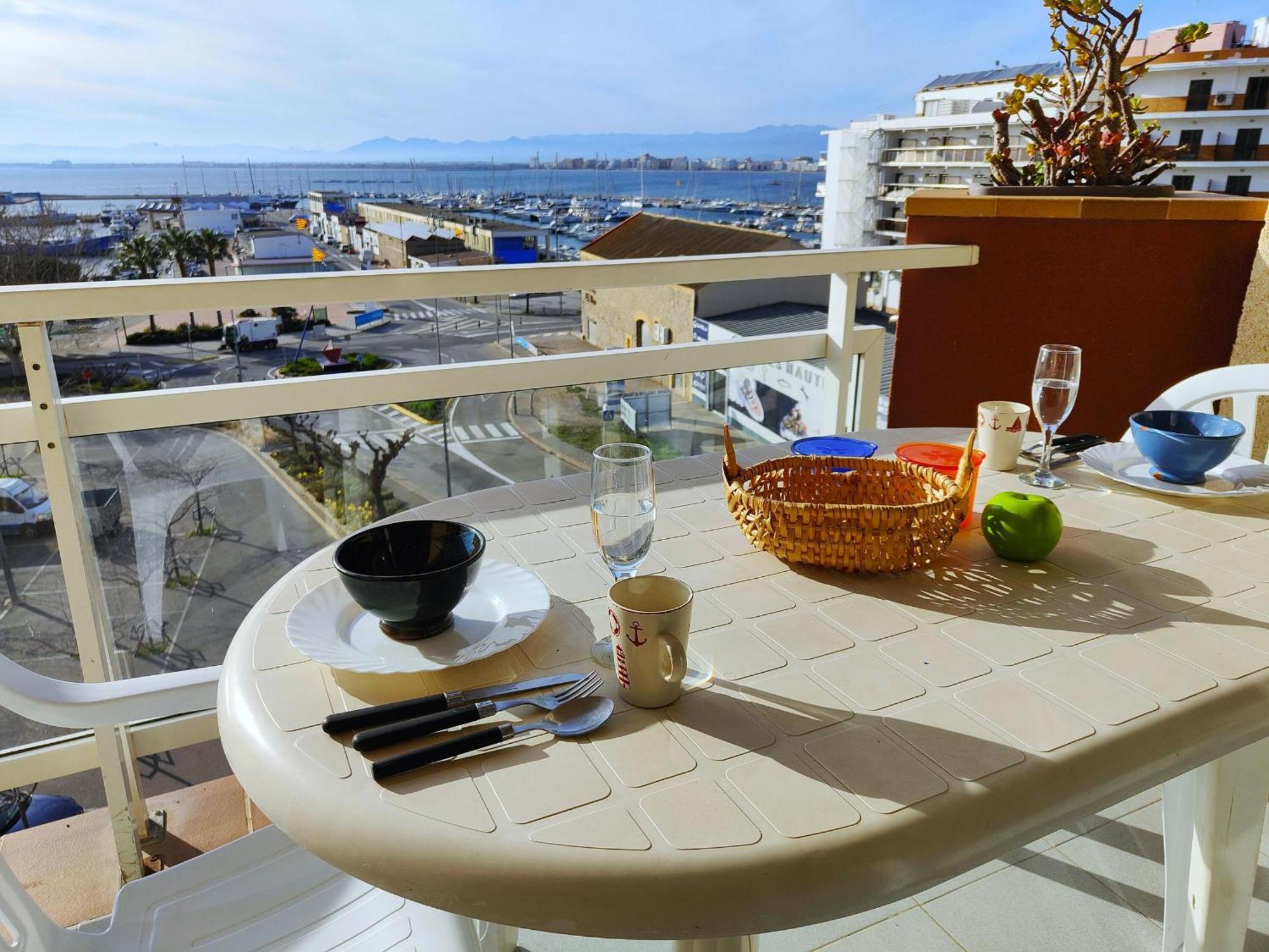 Ferienwohnung 2166 Rocmar 1 4-C, Excelente Situacion Frente Al Puerto Pesquero Y Con Vista A La Bahia. Gran Terraza. Gran Parking Publico Delante. - Es-258-30 Roses Exterior foto
